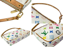 Load image into Gallery viewer, LOUIS VUITTON ルイヴィトン ポシェット アクセソワール アクセサリーポーチ M92649 モノグラムマルチカラー ホワイト 美品 中古 64285