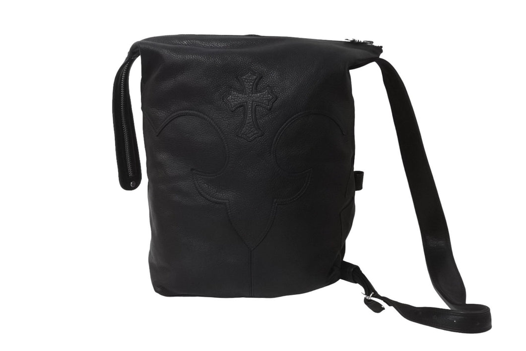 極美品 CHROME HEARTS クロムハーツ レロ クロスパッチ レザー