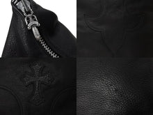 Load image into Gallery viewer, 極美品 CHROME HEARTS クロムハーツ レロ クロスパッチ レザー ショルダーバッグ ブラック 名古屋限定 フレアニー 中古 64298