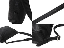 Load image into Gallery viewer, 極美品 CHROME HEARTS クロムハーツ レロ クロスパッチ レザー ショルダーバッグ ブラック 名古屋限定 フレアニー 中古 64298