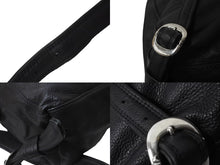 Load image into Gallery viewer, 極美品 CHROME HEARTS クロムハーツ レロ クロスパッチ レザー ショルダーバッグ ブラック 名古屋限定 フレアニー 中古 64298