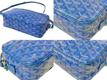 Load image into Gallery viewer, 極美品 GOYARD ゴヤール カップヴェールPM ショルダーバッグ セルヴォンカーフスキン ブルー 中古 64304