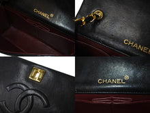 画像をギャラリービューアに読み込む, CHANEL シャネル ミニマトラッセ 19 チェーンショルダーバッグ 1番台 フルフラップ ラムスキン ブラック 美品 中古 64308