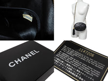画像をギャラリービューアに読み込む, CHANEL シャネル チェーンショルダーバッグ ココマーク フリンジ 1番台 カーフスキン ブラック ゴールド金具 美品 中古 64309
