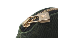 画像をギャラリービューアに読み込む, LOUIS VUITTON ルイ ヴィトン ポルトモネロン コインケース 円形 M92451 モノグラムミニキャンバス カーキ 美品 中古 64320