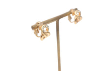 Load image into Gallery viewer, Christian Dior クリスチャンディオール イヤリング 重量4g ヴィンテージ ラインストーン メタル 良品 中古 64324
