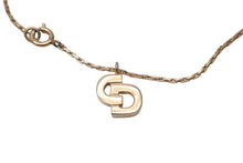 Load image into Gallery viewer, Christian Dior クリスチャンディオール ブレスレット 全長19cm 重量3g ヴィンテージ ゴールドカラー メタル 美品 中古 64326