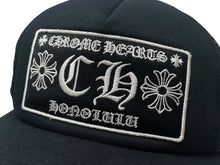 画像をギャラリービューアに読み込む, CHROME HEARTS クロムハーツ トラッカーキャップ サイズOS(53~60cm) メッシュ ホノルル限定 ブラック シルバー925 美品 中古 64327