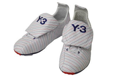 Adidas アディダス Y-3 ワイスリー Field Low Exclusive スニーカー レザー ホワイト レッド ブルー 28cm 美品 中古 64337