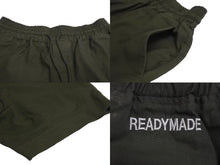 画像をギャラリービューアに読み込む, READYMADE レディメイド SARROUEL SHORTS サルエルショートパンツ JAPAN製 コットン カーキ ホワイト サイズ3 美品 中古 64344