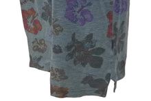 Load image into Gallery viewer, Glacon グラソン ポロシャツ トップス 花柄 イタリア製 コットン カーキ レッド パープル サイズ48 美品 中古 64347