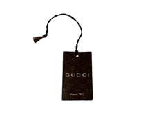 Load image into Gallery viewer, 極美品 GUCCI グッチ 総柄 スカーフ ブラック グレー カーキ シルク 小物 柄 397975 4G005 中古 64374