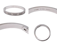 画像をギャラリービューアに読み込む, Cartier カルティエ 22年新型 15号 ラブブレス K18WG 定価752万円 ブレスレット 46.2g 2022年ギャラ 美品 中古 64386