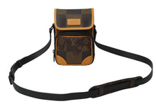 画像をギャラリービューアに読み込む, 新品同様 LOUIS VUITTON ルイヴィトン×NIGO アマゾン ショルダーバッグ N40357 ヴァージル ブラウン ブラック 中古 64395