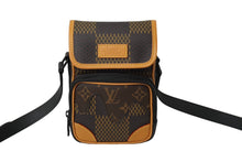画像をギャラリービューアに読み込む, 新品同様 LOUIS VUITTON ルイヴィトン×NIGO アマゾン ショルダーバッグ N40357 ヴァージル ブラウン ブラック 中古 64395