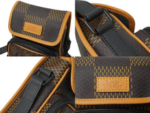画像をギャラリービューアに読み込む, 新品同様 LOUIS VUITTON ルイヴィトン×NIGO アマゾン ショルダーバッグ N40357 ヴァージル ブラウン ブラック 中古 64395