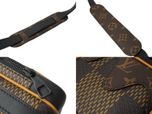 画像をギャラリービューアに読み込む, 新品同様 LOUIS VUITTON ルイヴィトン×NIGO アマゾン ショルダーバッグ N40357 ヴァージル ブラウン ブラック 中古 64395