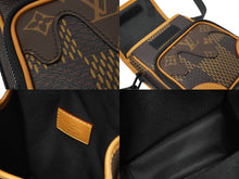 画像をギャラリービューアに読み込む, 新品同様 LOUIS VUITTON ルイヴィトン×NIGO アマゾン ショルダーバッグ N40357 ヴァージル ブラウン ブラック 中古 64395