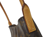 画像をギャラリービューアに読み込む, LOUIS VUITTON ルイヴィトン ルーピングGM ハンドバッグ モノグラムキャンバス M51145 ブラウン 美品 中古 64409