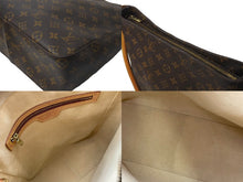 画像をギャラリービューアに読み込む, LOUIS VUITTON ルイヴィトン ルーピングGM ハンドバッグ モノグラムキャンバス M51145 ブラウン 美品 中古 64409