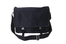 Load image into Gallery viewer, PRADA プラダ メッセンジャーバッグ ショルダーバッグ VA0768 ネイビー ナイロン ロゴ シルバー金具 美品 中古 64420
