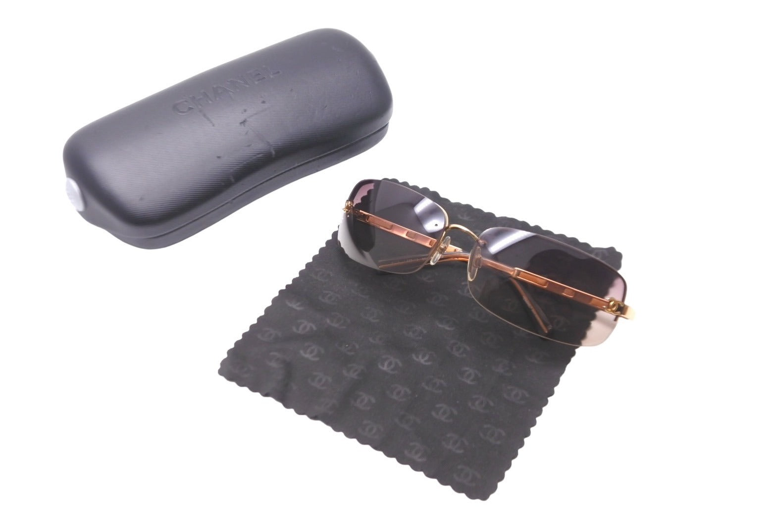 CHANEL シャネル サングラス ココマーク リムレス 65◻︎15 120 4113 c