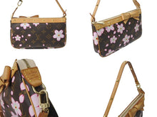 画像をギャラリービューアに読み込む, LOUIS VUITTON ルイ ヴィトン 村上隆 ポシェットアクセソワール ポーチ M92006 モノグラムチェリーブロッサム 美品 中古 64489