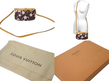 画像をギャラリービューアに読み込む, LOUIS VUITTON ルイ ヴィトン 村上隆 ポシェットアクセソワール ポーチ M92006 モノグラムチェリーブロッサム 美品 中古 64489
