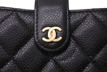 画像をギャラリービューアに読み込む, CHANEL シャネル カードケース ココマーク 21番台 ブラック シルバー金具 美品 中古 64491