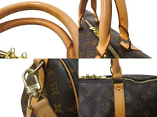 画像をギャラリービューアに読み込む, LOUIS VUITTON ルイヴィトン キーポルバンドリエール60 ボストンバッグ M41412 モノグラムキャンバス ブラウン 美品 中古 64495