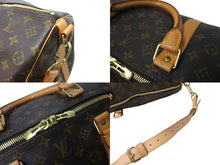 画像をギャラリービューアに読み込む, LOUIS VUITTON ルイヴィトン キーポルバンドリエール60 ボストンバッグ M41412 モノグラムキャンバス ブラウン 美品 中古 64495