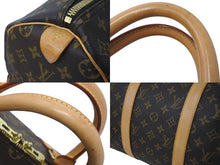 画像をギャラリービューアに読み込む, 極美品 LOUIS VUITTON ルイヴィトン キーポル50 ボストンバッグ モノグラム M41426 ブラウン ゴールド金具 中古 64499