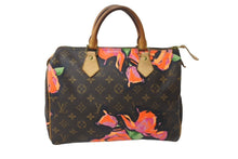 Load image into Gallery viewer, LOUIS VUITTON ルイ ヴィトン ハンドバッグ M48610 スピーディ30 モノグラムローズ 薔薇 中古 64501