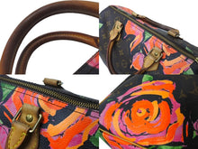 Load image into Gallery viewer, LOUIS VUITTON ルイ ヴィトン ハンドバッグ M48610 スピーディ30 モノグラムローズ 薔薇 中古 64501