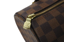 画像をギャラリービューアに読み込む, LOUIS VUITTON ルイヴィトン パピヨンPM 26 ハンドバック ダミエ N51304 筒型 ドラム型 エベヌ ブラウン 美品 中古 64510