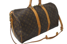画像をギャラリービューアに読み込む, LOUIS VUITTON ルイヴィトン ボストンバッグ キーポルバンドリエール45 モノグラム M41418 ブラウン ゴールド金具 美品 中古 64512