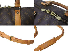 画像をギャラリービューアに読み込む, LOUIS VUITTON ルイヴィトン ボストンバッグ キーポルバンドリエール45 モノグラム M41418 ブラウン ゴールド金具 美品 中古 64512