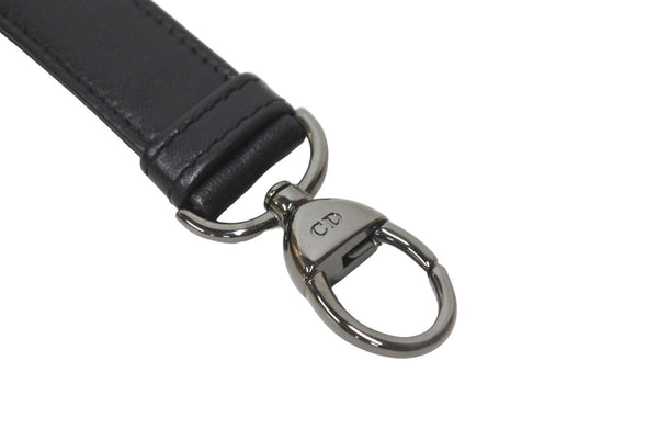 Like new Christian Dior Shoulder strap Gunmetal hardware Black Total length 119.5cm Used 64516