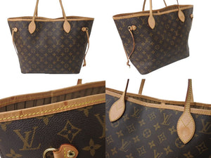 LOUIS VUITTON ルイヴィトン トートバッグ ネヴァーフルMM M40156 モノグラム ブラウン 美品 中古 64524