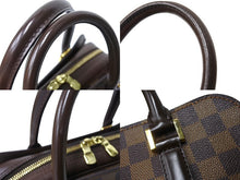 画像をギャラリービューアに読み込む, LOUIS VUITTON ルイ ヴィトン トリアナ ハンドバッグ N51155 ダミエ エベヌ キャンバス ブラウン 美品 中古 64529