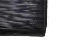 Load image into Gallery viewer, LOUIS VUITTON ルイヴィトン ジッピー コインパース M60152 エピレザー コインケース ブラック シルバー金具 美品 中古 64538
