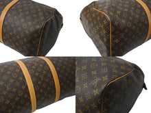画像をギャラリービューアに読み込む, LOUIS VUITTON ルイヴィトン キーポル50 ボストンバッグ M41426 PVCコーティングキャンバス ブラウン 美品 中古 64549
