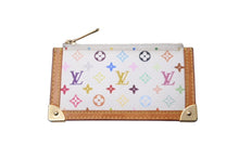 画像をギャラリービューアに読み込む, LOUIS VUITTON ルイヴィトン モノグラム マルチカラー ポシェット クレ ブロン コインケース 村上隆 キーホルダー M92665 良品 中古 64555