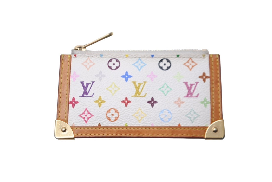 LOUIS VUITTON ルイヴィトン モノグラム マルチカラー ポシェット クレ ブロン コインケース 村上隆 キーホルダー M92665 良品  中古 64555 – Casanova Vintage