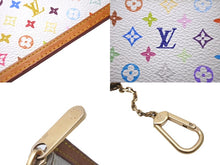 画像をギャラリービューアに読み込む, LOUIS VUITTON ルイヴィトン モノグラム マルチカラー ポシェット クレ ブロン コインケース 村上隆 キーホルダー M92665 良品 中古 64555