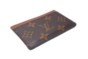 LOUIS VUITTON ルイヴィトン ポルトカルトサーンプル カードケース M61733 モノグラムキャンバス ブラウン 美品 中古 64557