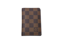 画像をギャラリービューアに読み込む, 極美品 LOUIS VUITTON ルイヴィトン オーガナイザー ドゥ ポッシュ カードケース N61721 ダミエ エベヌ ブラウン エピレザー 中古 64558