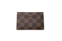 画像をギャラリービューアに読み込む, 極美品 LOUIS VUITTON ルイヴィトン オーガナイザー ドゥ ポッシュ カードケース N61721 ダミエ エベヌ ブラウン エピレザー 中古 64558
