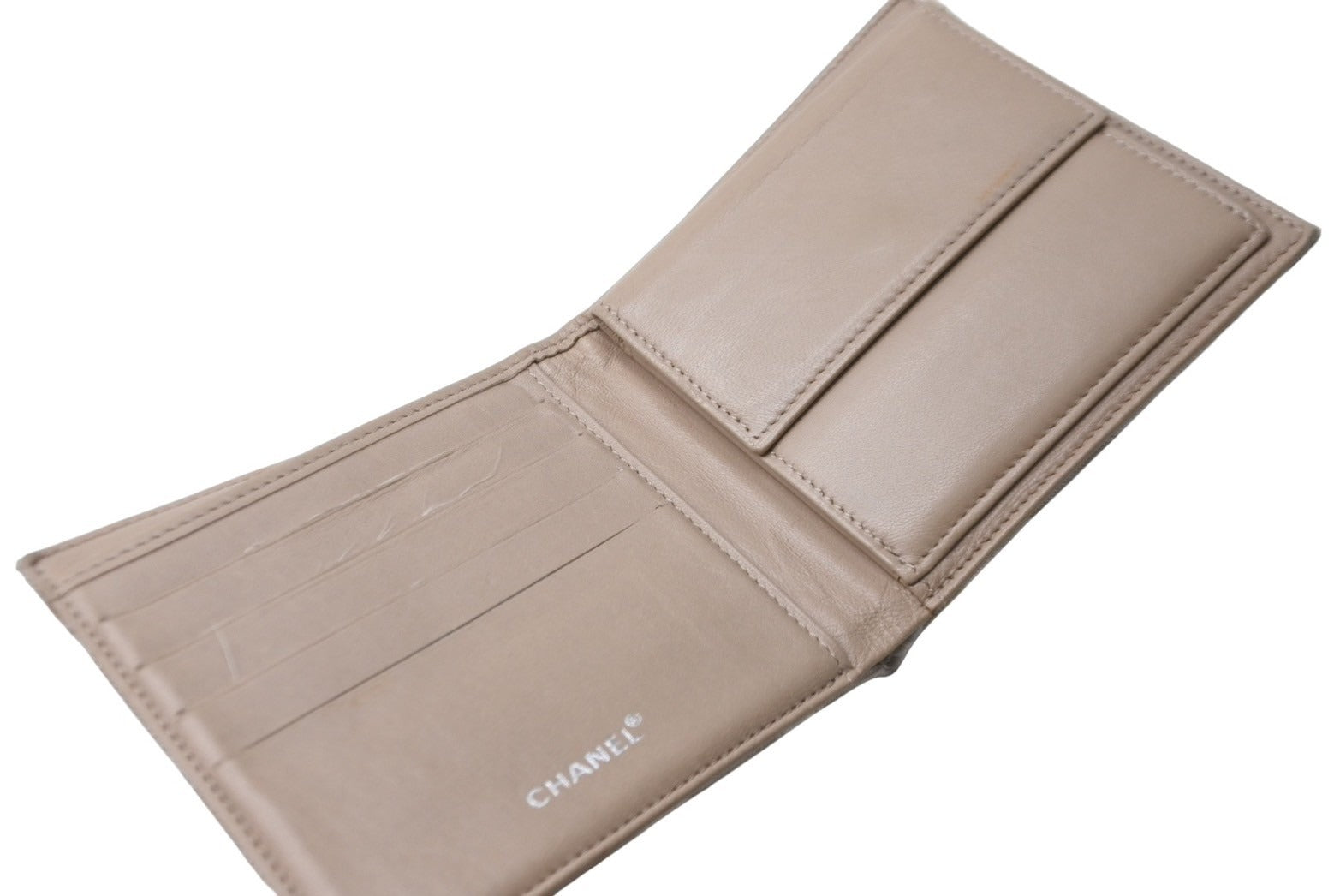 CHANEL シャネル ニュートラベルライン 二つ折り財布 ココマーク 7番台