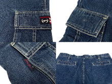 画像をギャラリービューアに読み込む, PHAT FARM ファットファーム ショートパンツ カーゴパンツ サイズ36 DP391300 デニム コットン ブルー 美品 中古 64568